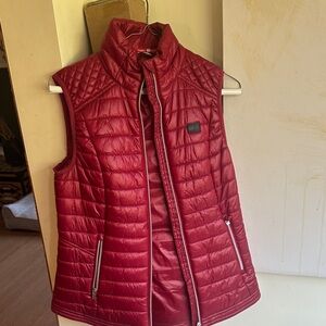 Tommy Hilfiger Red Quilted Women's Vest